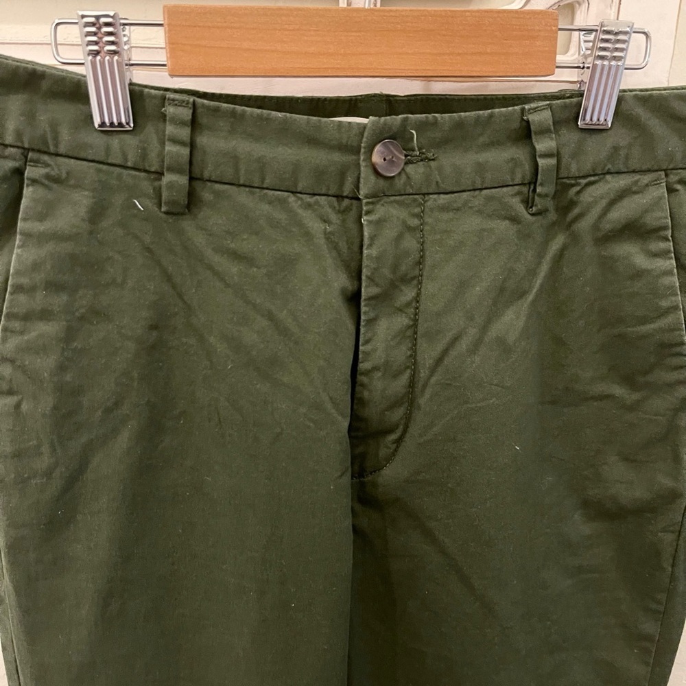 H&M olive green chinos size 4 - Picture 4 of 5